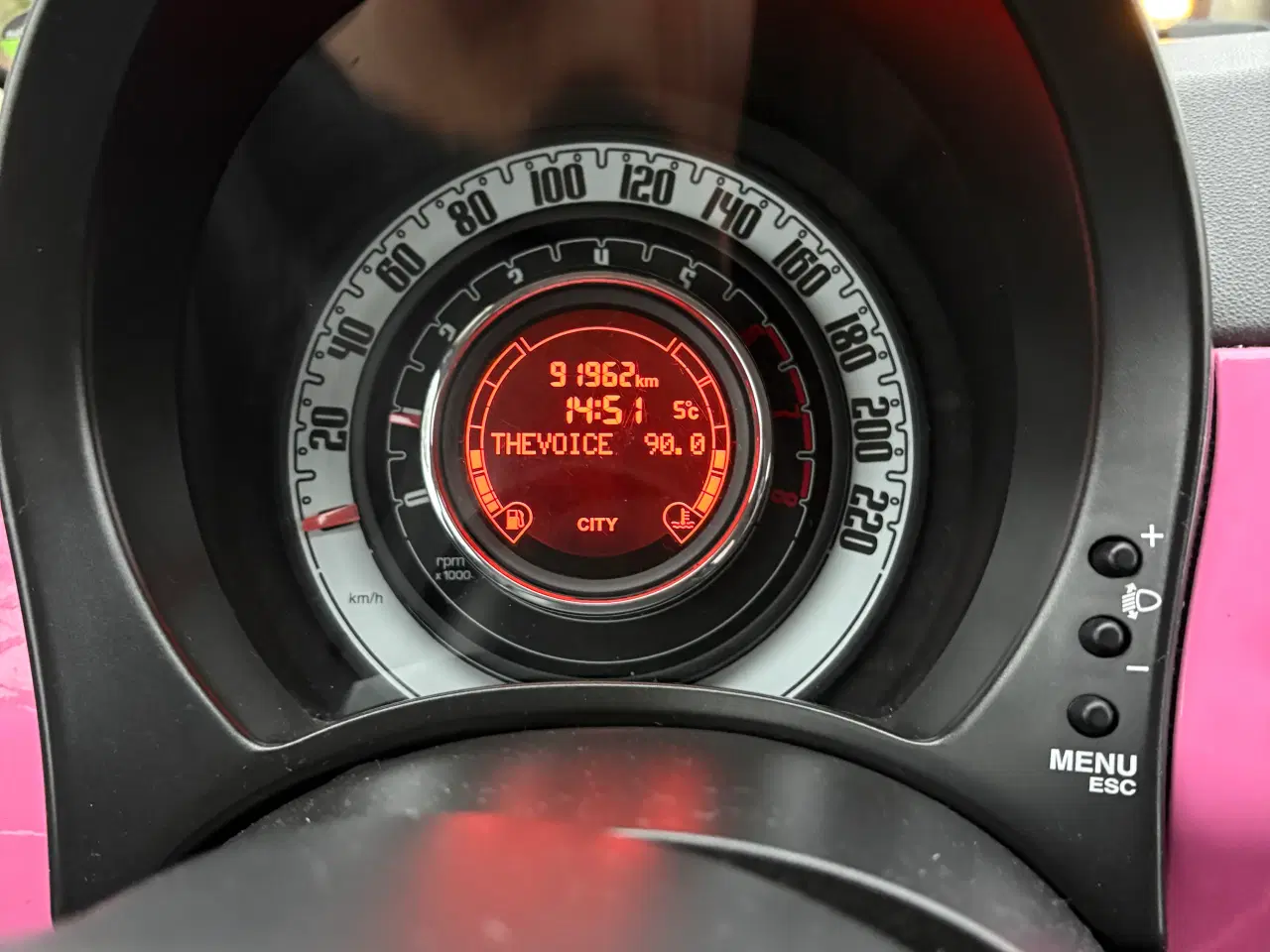 Billede 5 - Fiat 500 1,2 lyserød 2010 