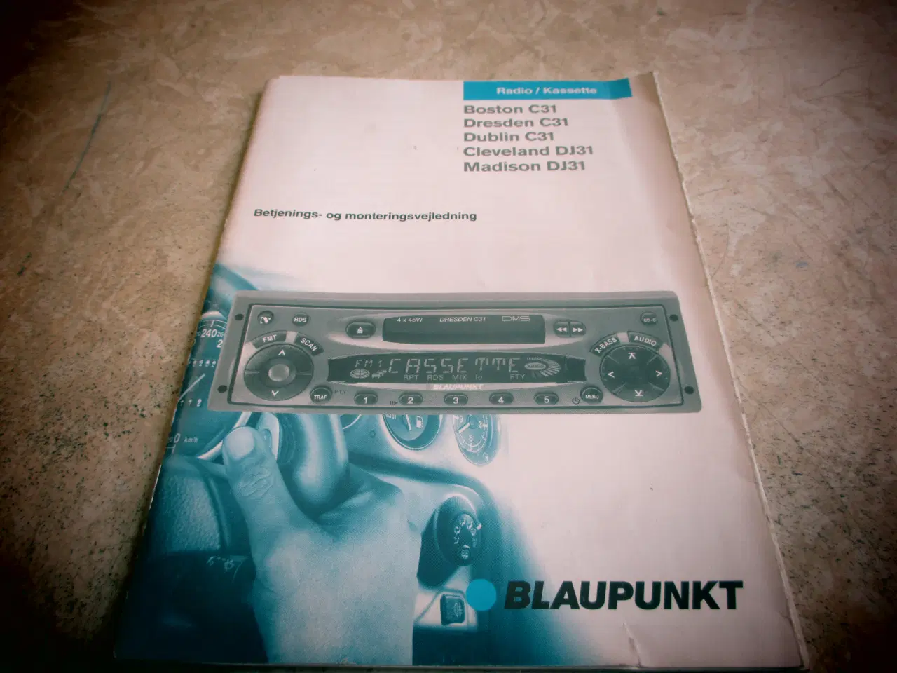 Billede 1 - Instruktionsbog  Blaupunkt  radio  