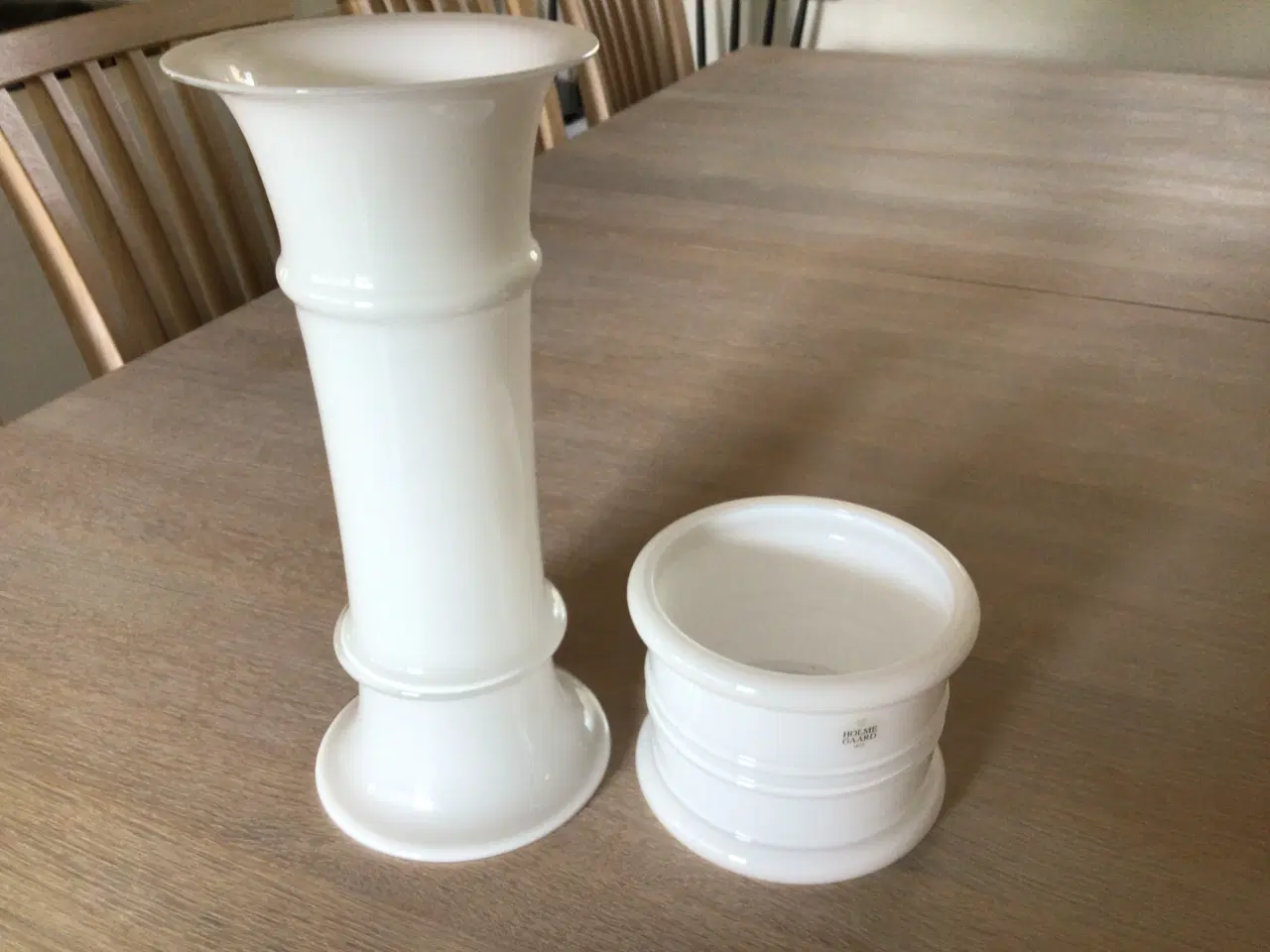Billede 1 - Holmegaard vase + urtepotte