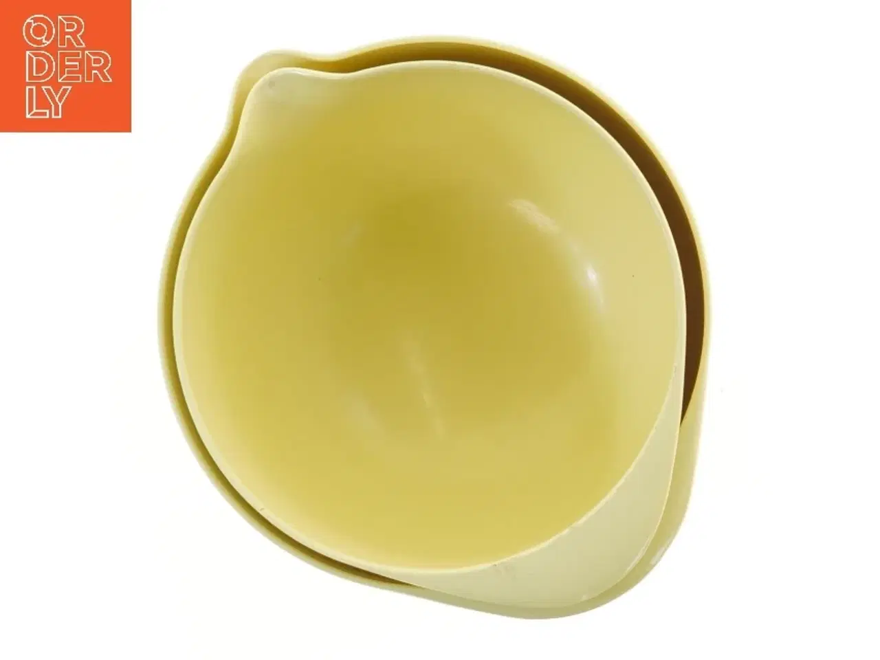 Billede 2 - Gul plastik røreskål sæt fra Rosti (str. Ø 20 og 18 cm)