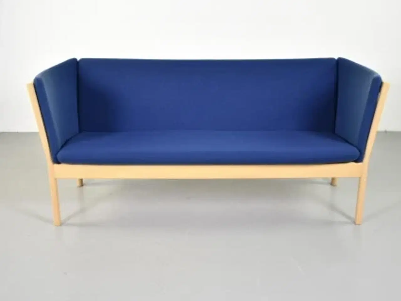 Billede 1 - Sofa fra kvist i bøg med blåt polster