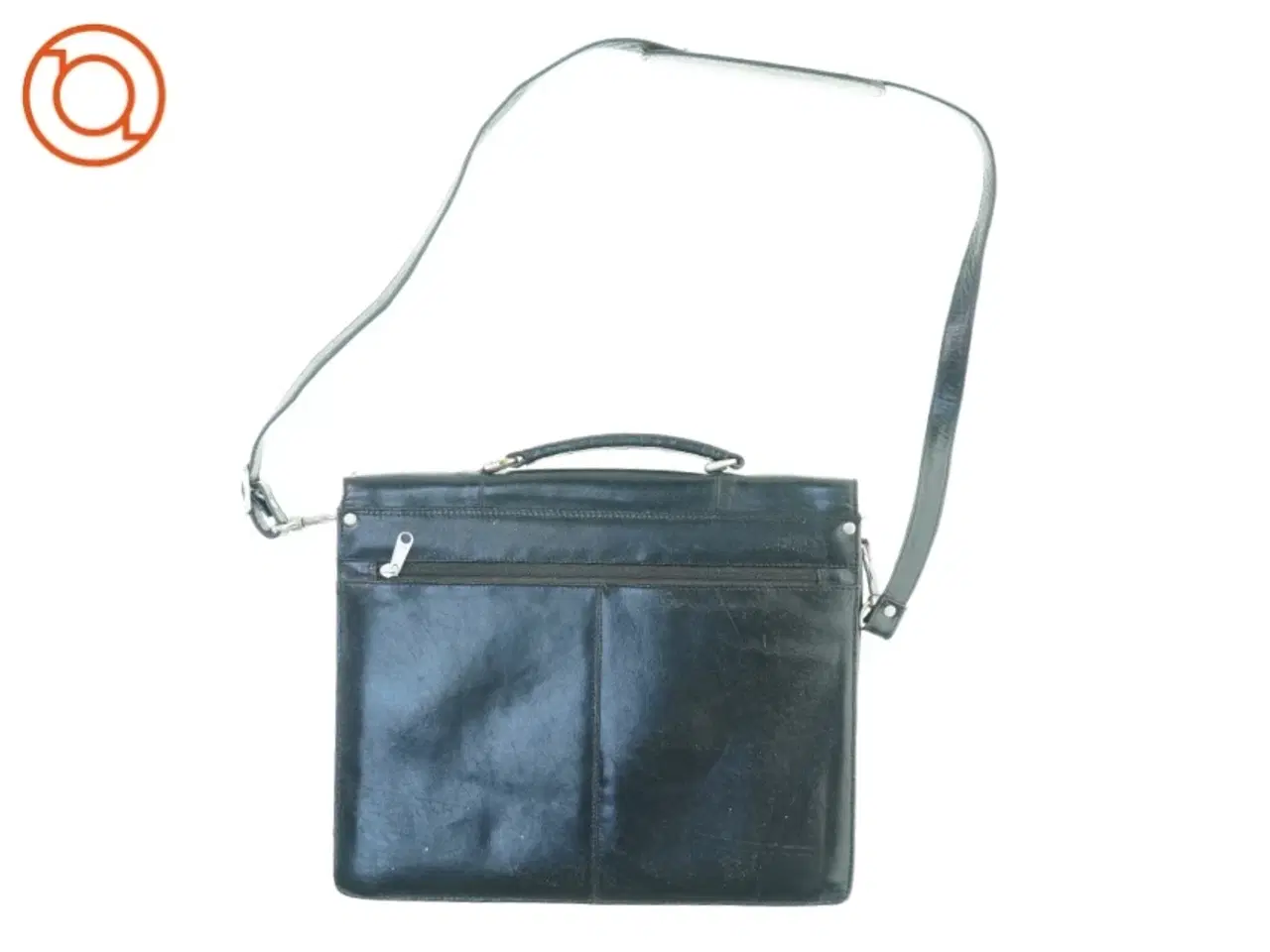 Billede 2 - Taske / mappe i læder (str. 37 x 30 cm)