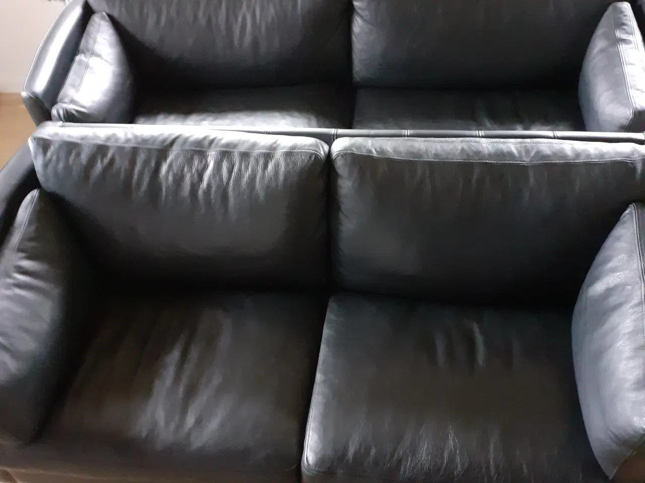 Billede 9 - Sofagruppe i læder