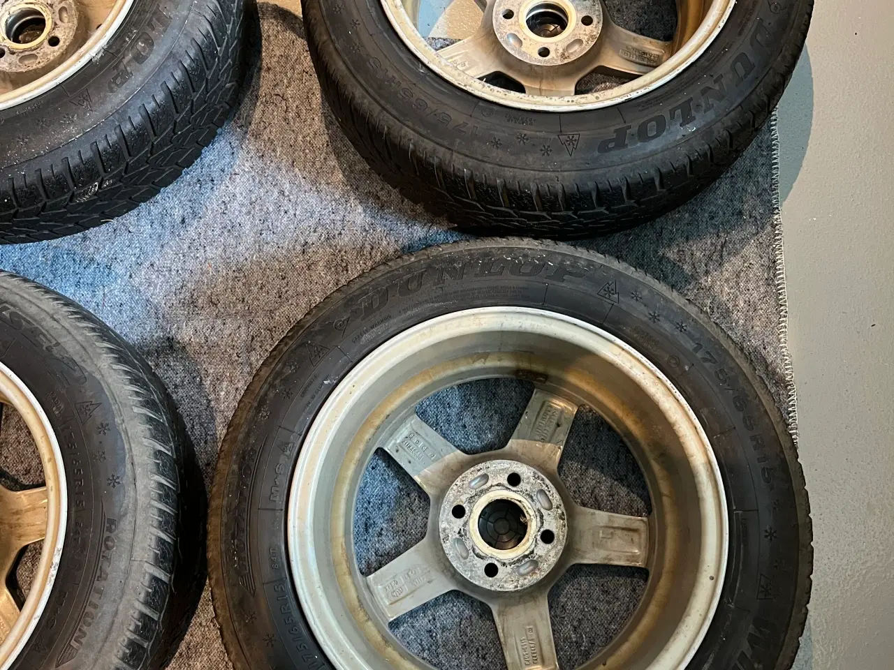 Billede 5 - Dunlop vinterdæk på alufælge, 4 stk