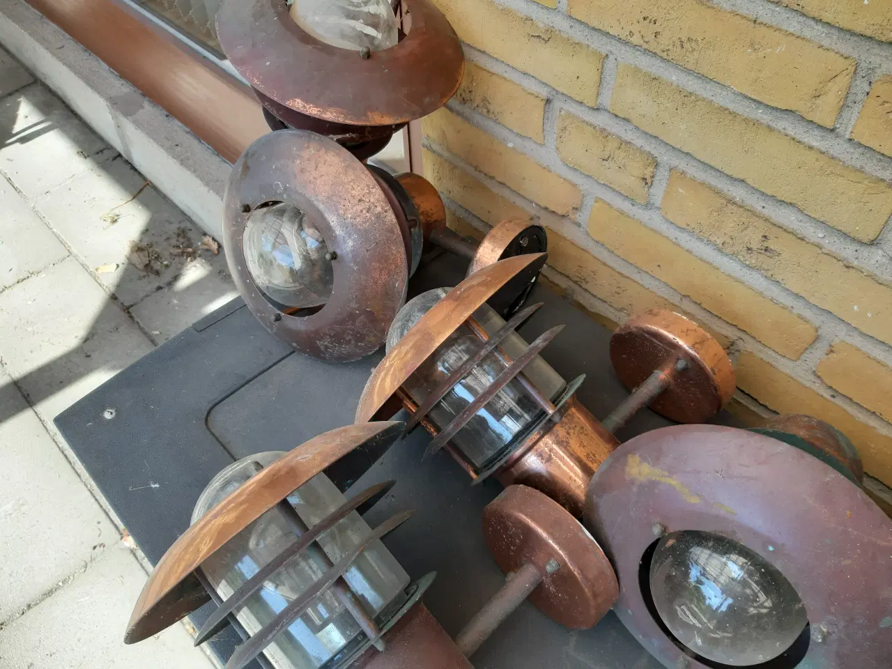 Billede 6 - Kobberlamper til indkørsel/have.