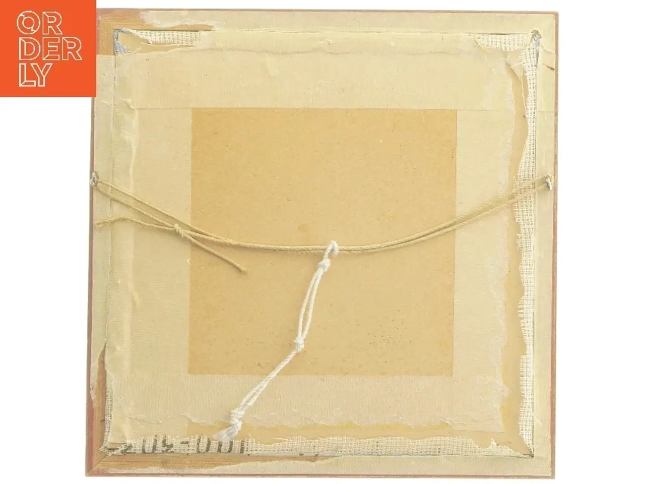 Billede 3 - Broderet billede med landskabsmotiv (str. 24x24 cm)