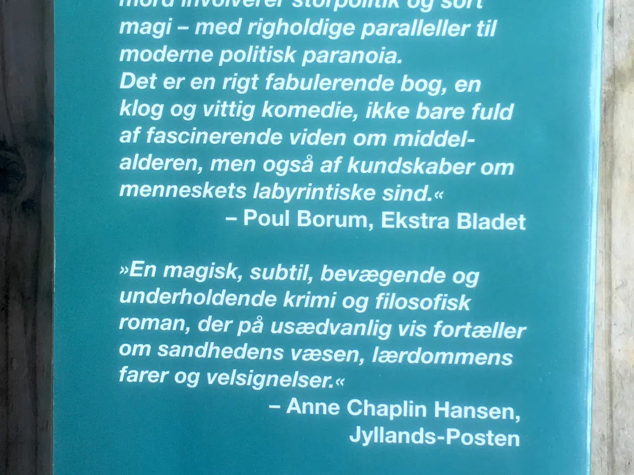 Billede 2 - Rosens navn, Umberto Eco, genre: krimi og spænding