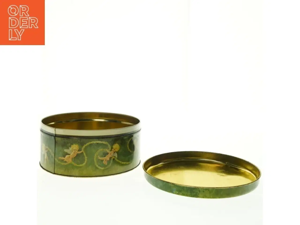 Billede 6 - Dekorativ vintage dåse fra Ira (str. Diameter, 23 cm 10 cm)