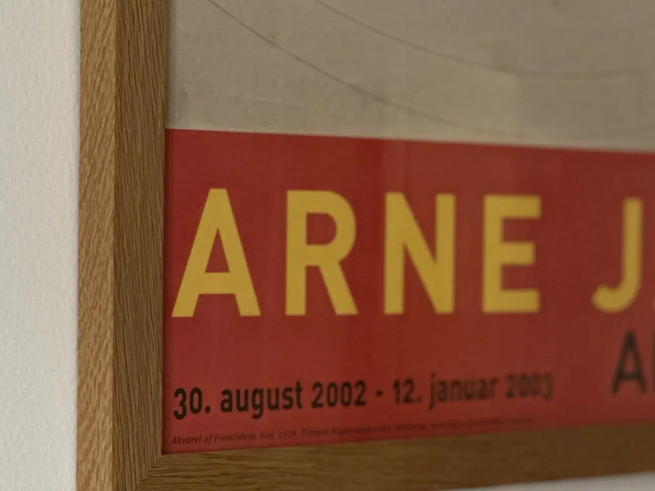 Billede 3 - Fremtidens Hus af Arne Jacobsen indrammet med eg