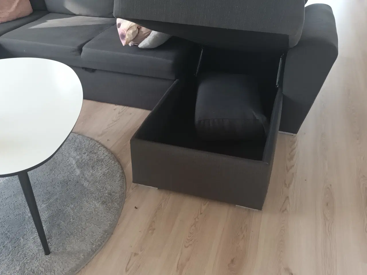 Billede 4 - Sofa med chaiselonger, opbevaring og sovesofa 