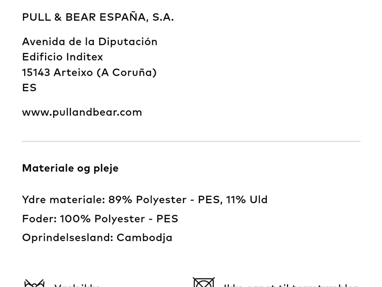 Billede 7 - Overgangsfrakke fra Pull & Bear