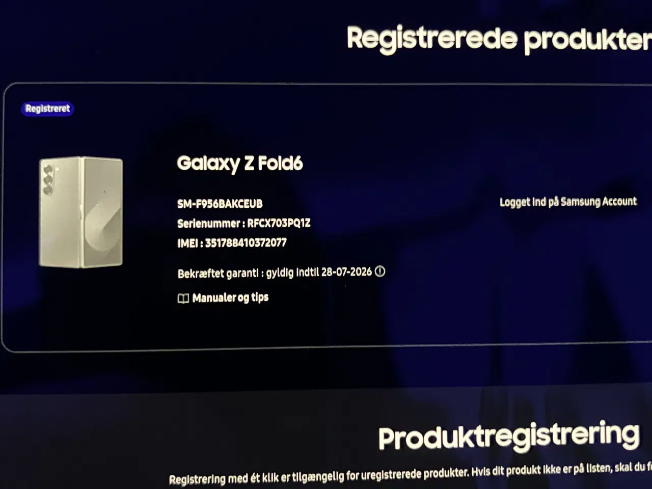 Billede 3 - Galaxy Z Fold 6 512GB 🖤