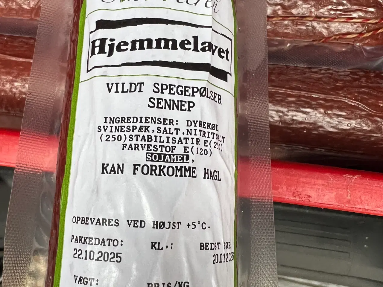 Billede 3 - Vildt spegepølser