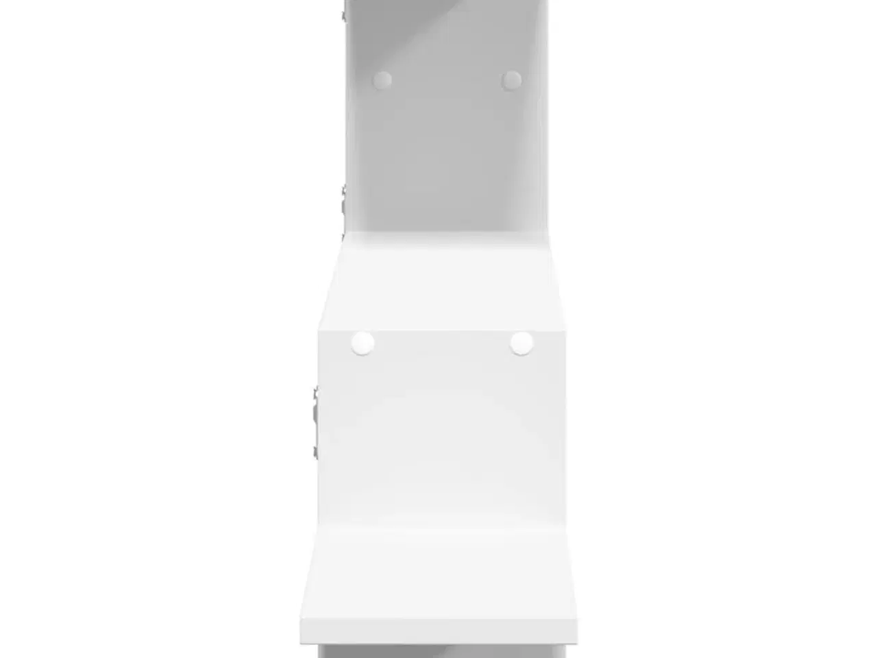 Billede 5 - Væghylde 104x15x49 cm konstrueret træ hvid