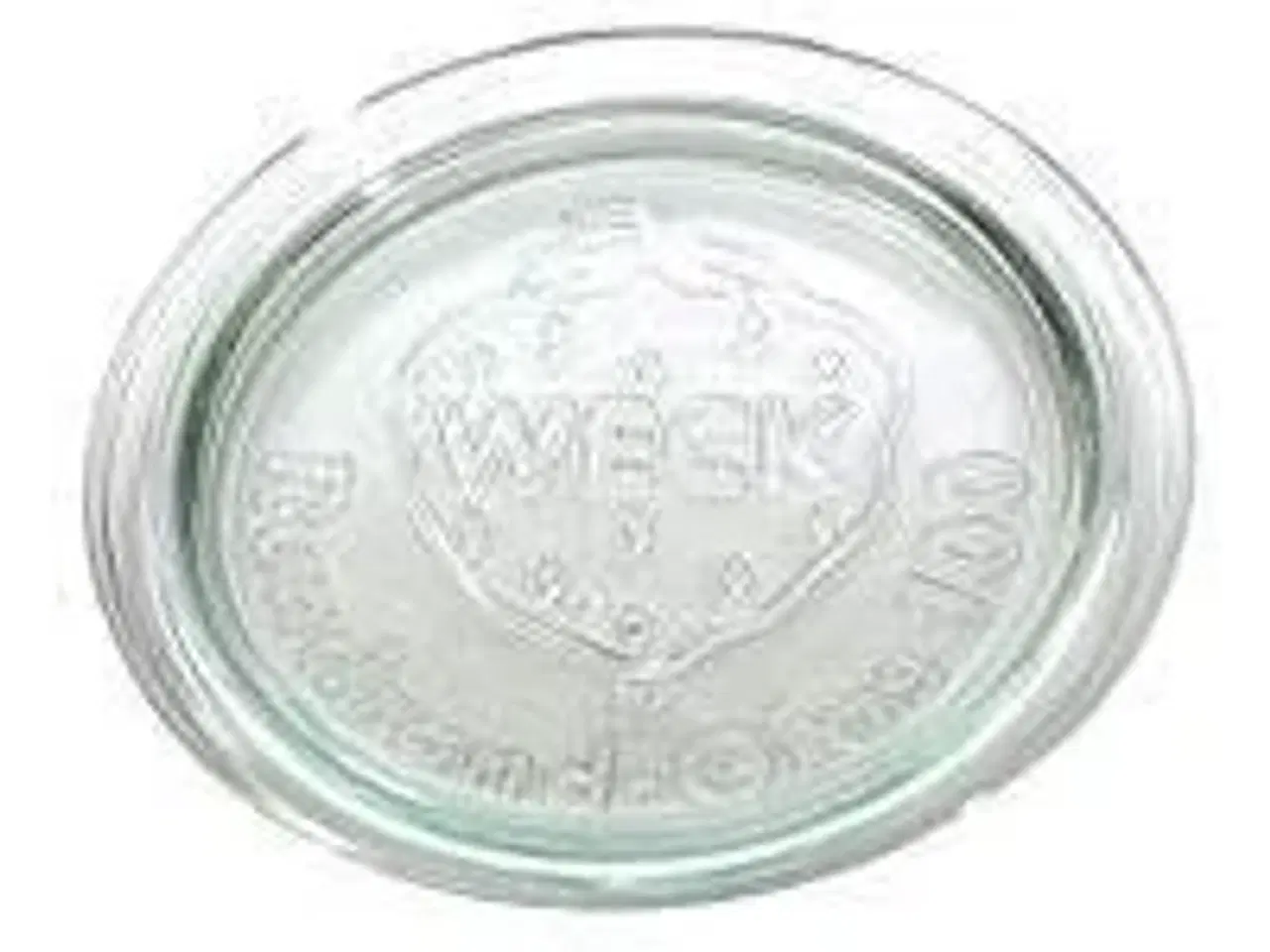 Billede 1 - 84 stk. Glaslåg diam 100 mm Weck