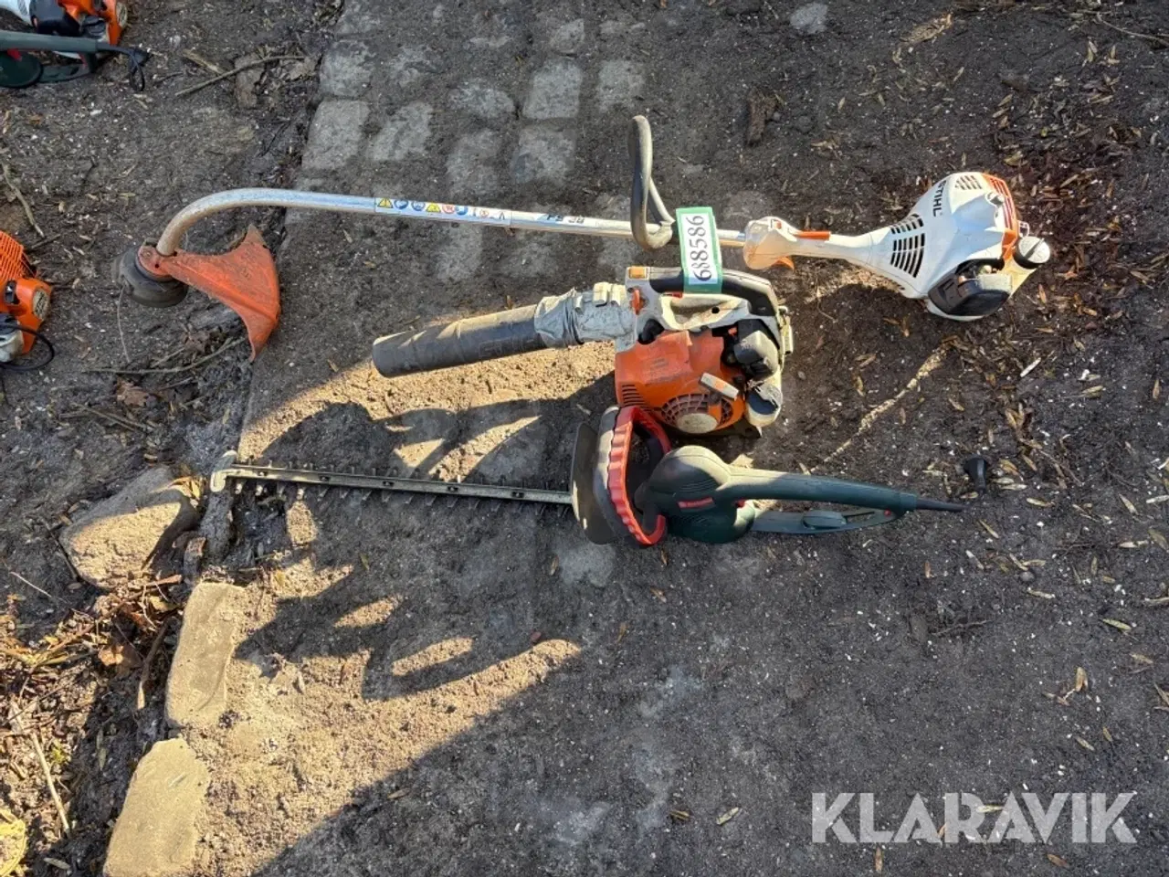 Billede 3 - Løvblæser, hækkeklipper og græstrimmer STIHL,metabo