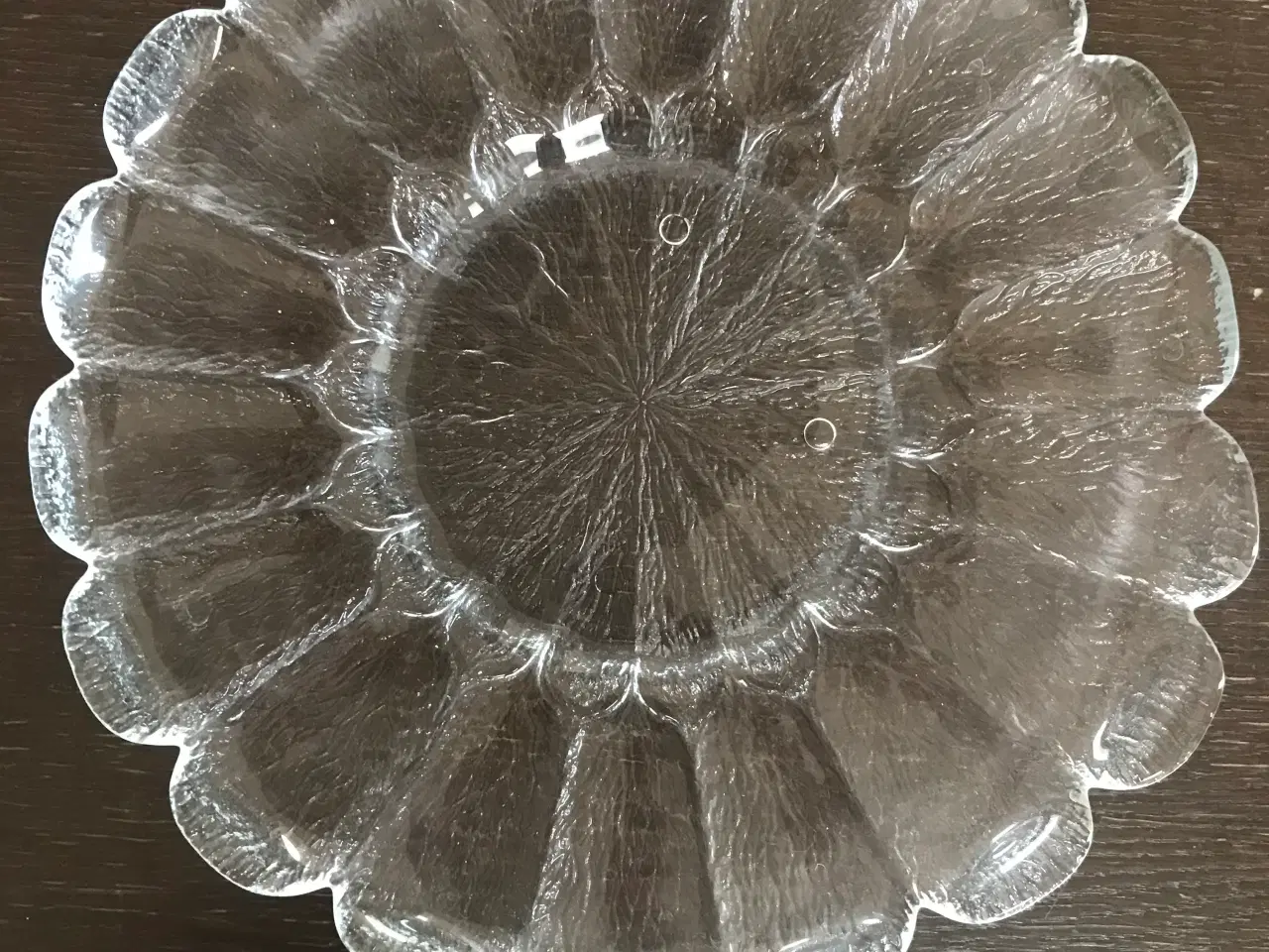 Billede 1 - Glas fad fra Holmegaard 