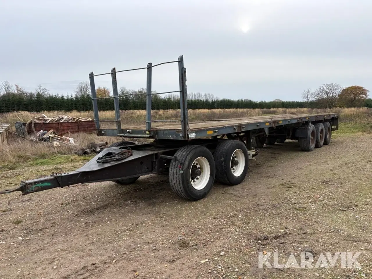 Billede 1 - 3-akslet sættevogn med 2-akslet dolly