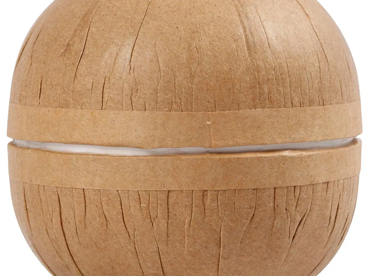 Billede 1 - To-delte papkugler 8 cm - 4 stk. til dekoration