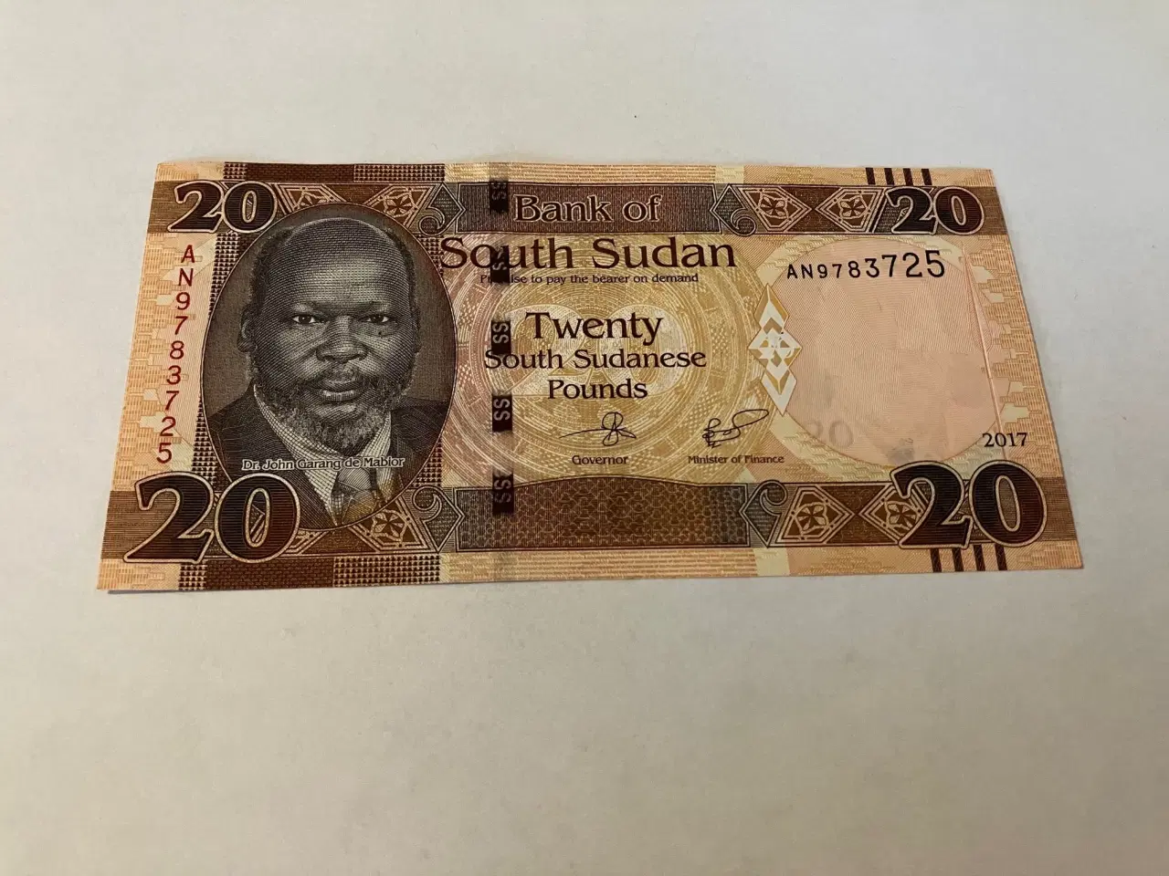 Billede 1 - 20 South Sudanese Pounds 2017