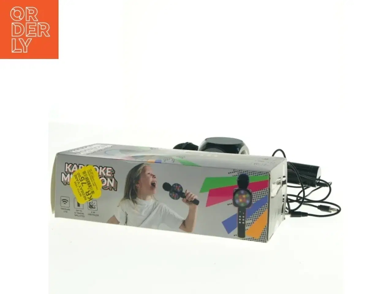 Billede 4 - Karaoke Mikrofon med LED lys (str. 26 x 8 cm)