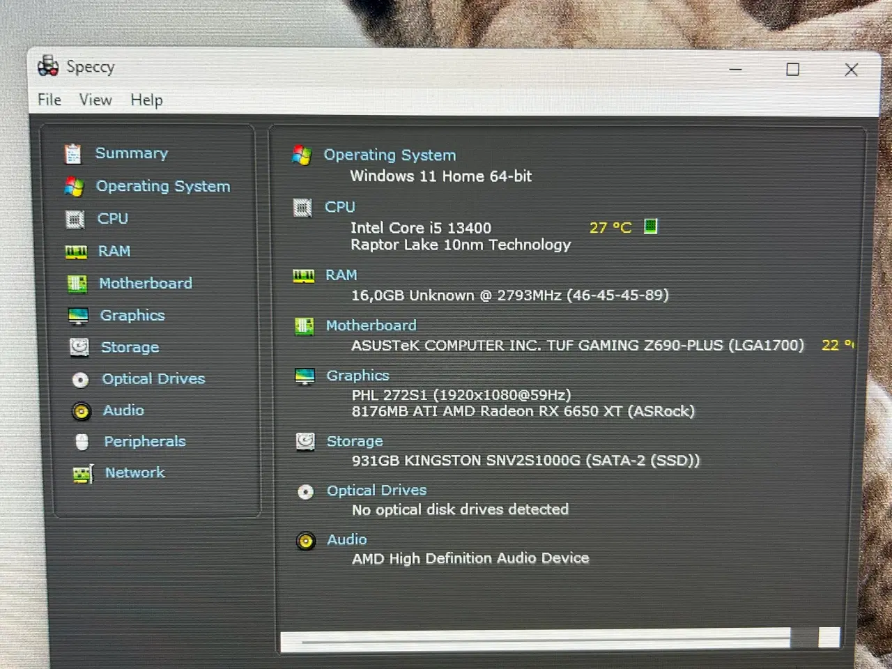 Billede 6 - GAMING PC – i5 13400F • RX 6650 XT • 16GB DDR5 • 1