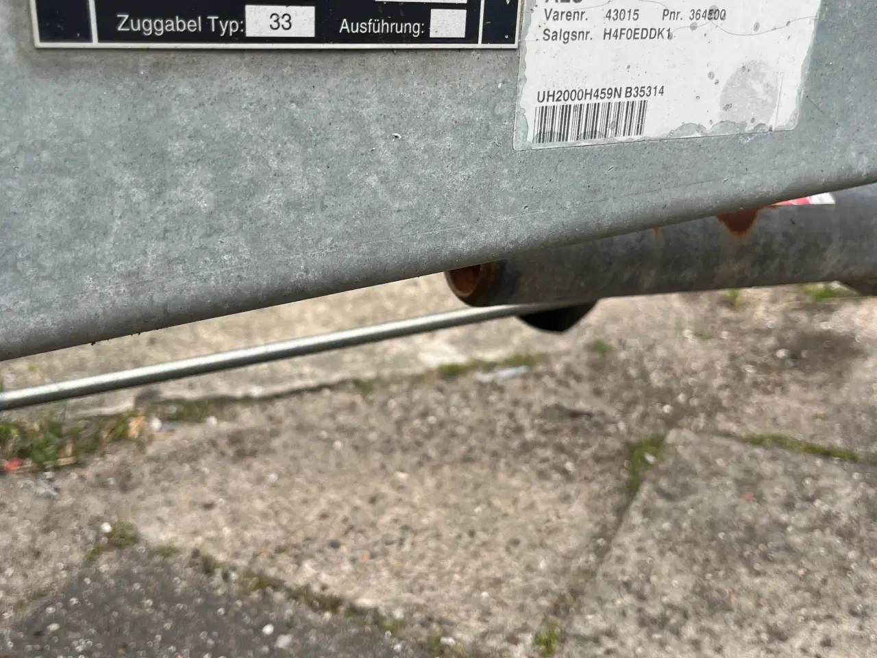 Billede 4 - Boogietrailer Brenderup 4260 A . 1300 kg