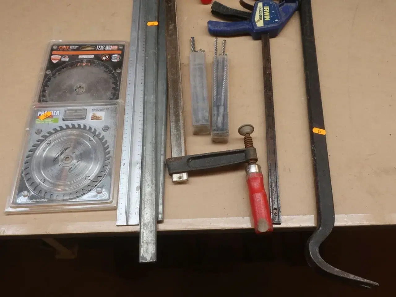 Billede 2 - Samling: Stk. 5. skruestvinger, klinger, koben mv.