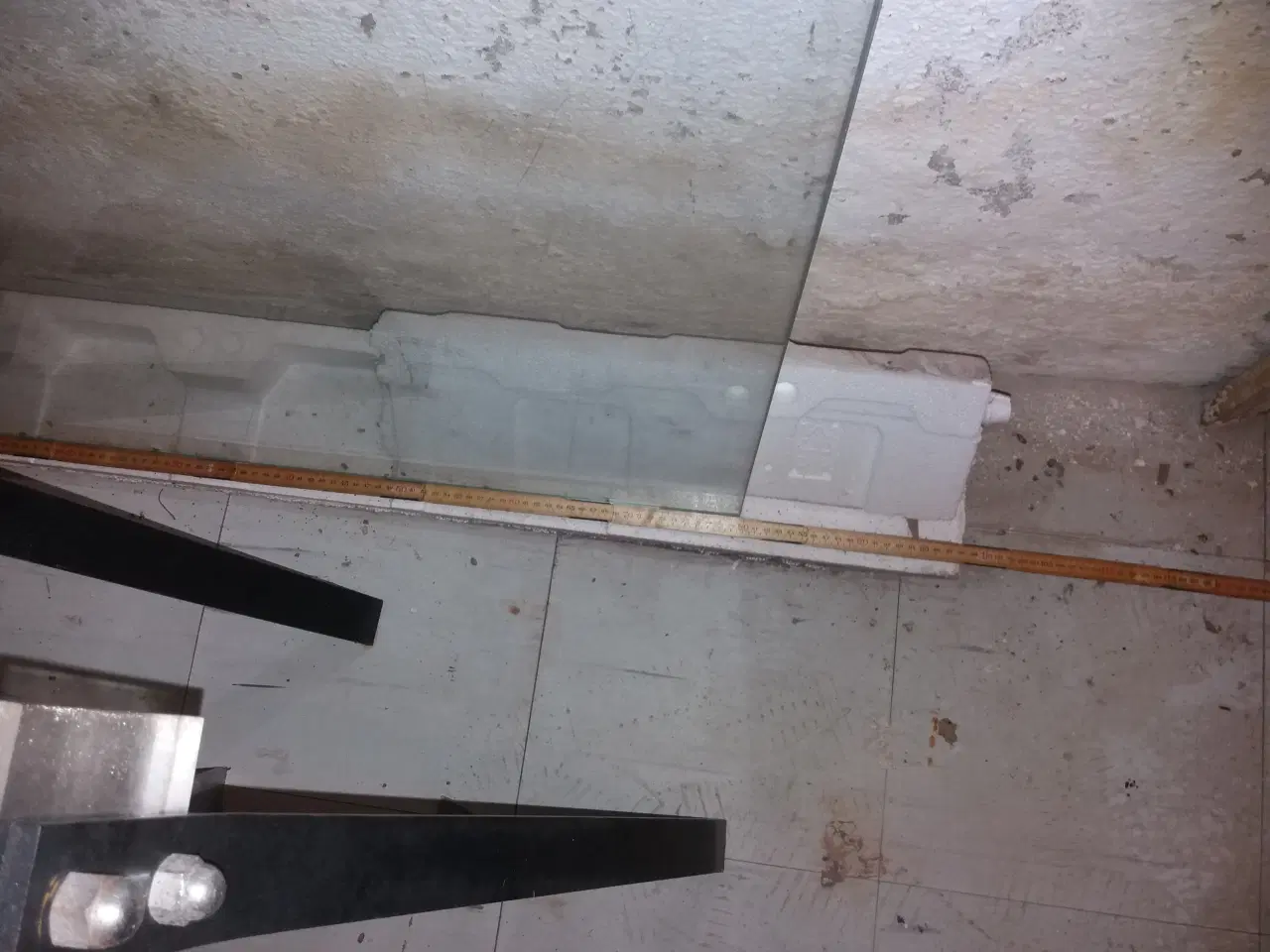 Billede 4 - Dekorativt glasbord på bukke