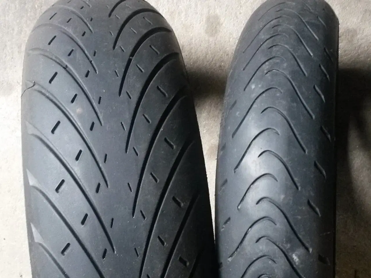 Billede 6 - MC dæk sæt, for og bag, 180/55-17 & 120/70-17