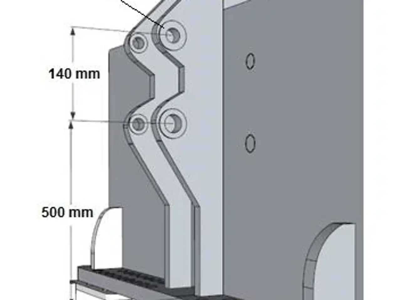 Billede 5 - GEO Skrabe blad til lift 270cm