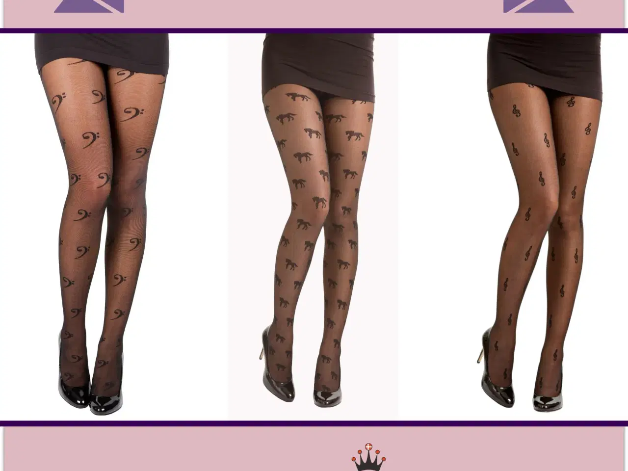 Billede 4 - Nylonstrømper til musikelskere