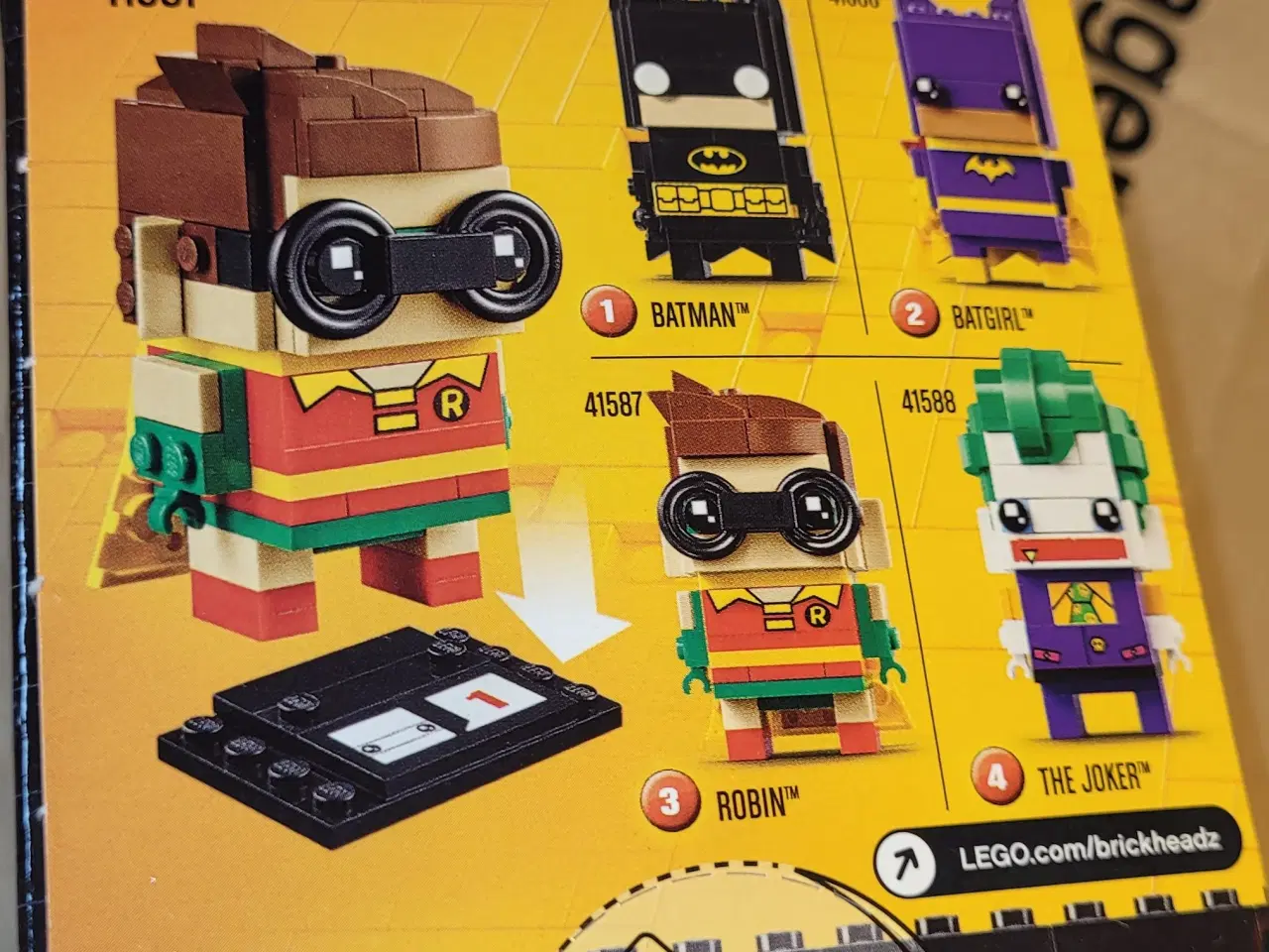 Billede 3 - Lego Brickheadz 41587 Robin
