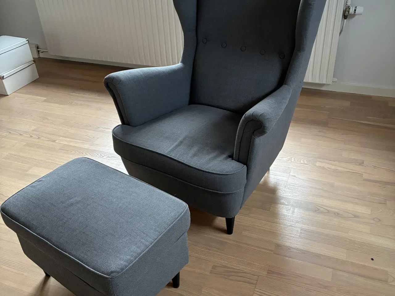 Billede 2 - ikea strandmon lænestol med skammel