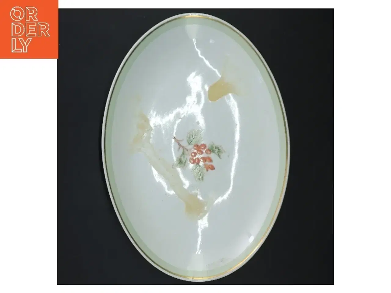 Billede 1 - Lyngby serveringsfad med design fra Lyngby (str. 28 cm)