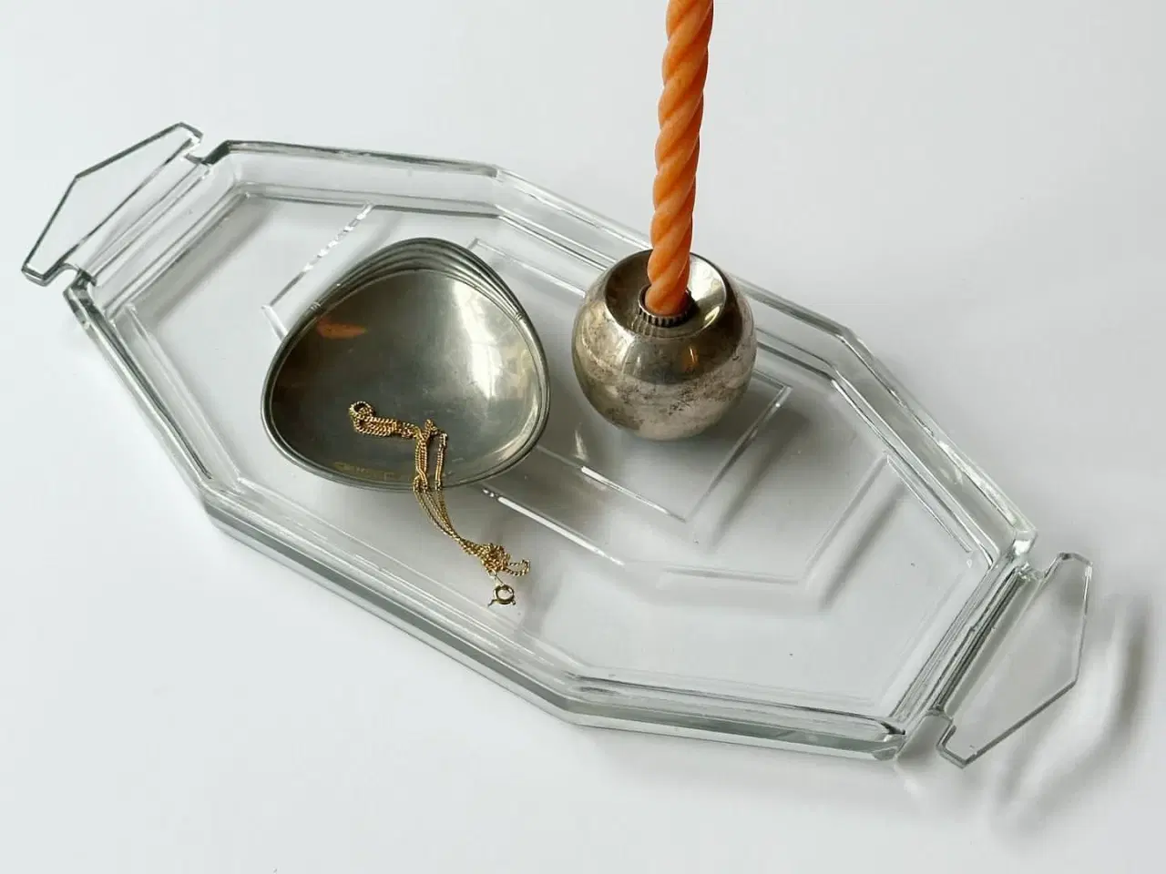 Billede 1 - Rouladefad, klart kantet glas, NB