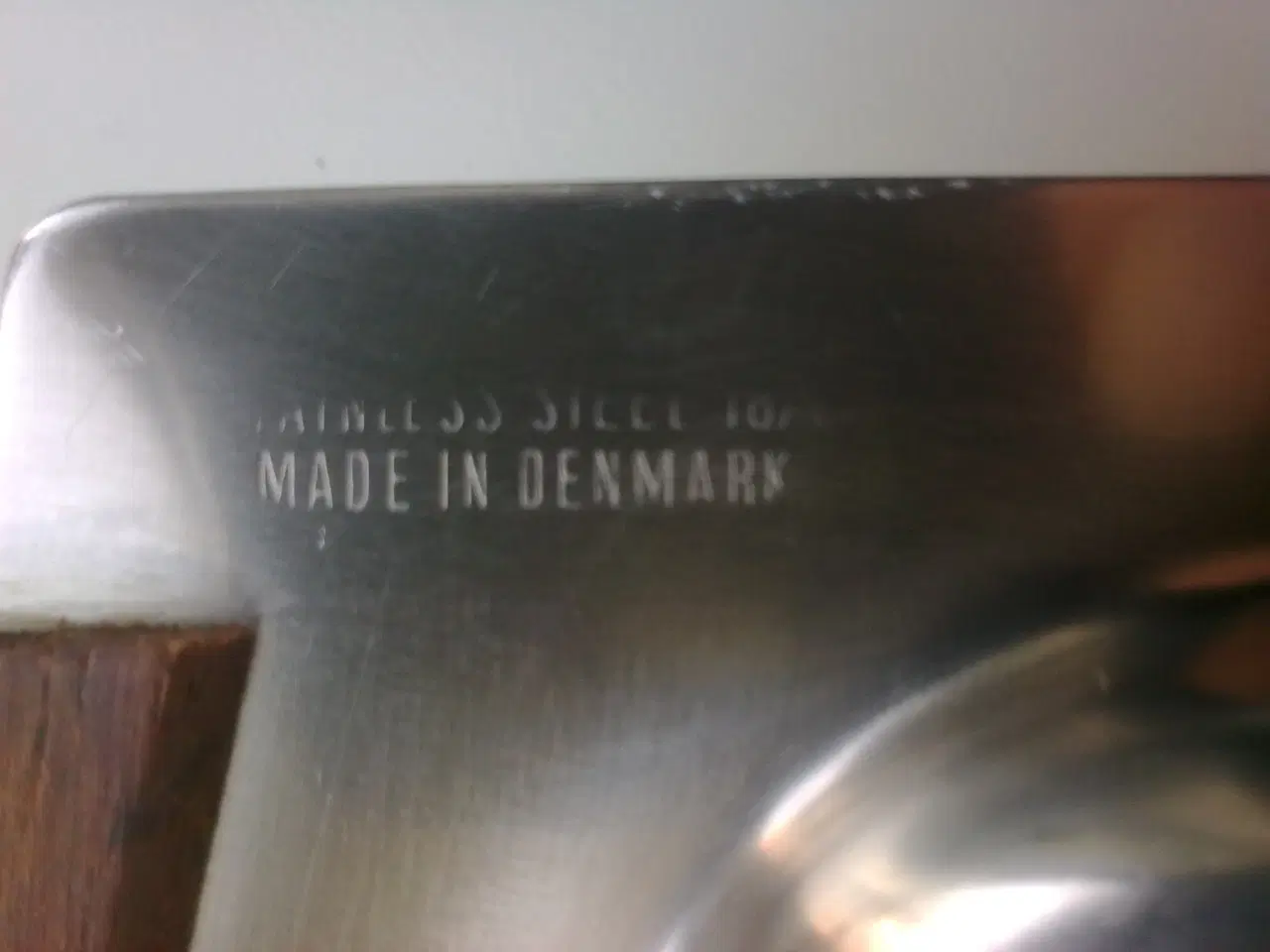 Billede 3 - Retro DK Rustfri stål 3 flade DESIGN fade