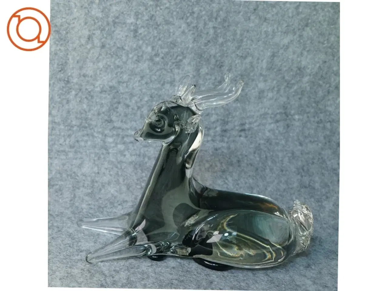 Billede 1 - Glas figur (str. 17 x 7 x 14 cm) Muranoglas