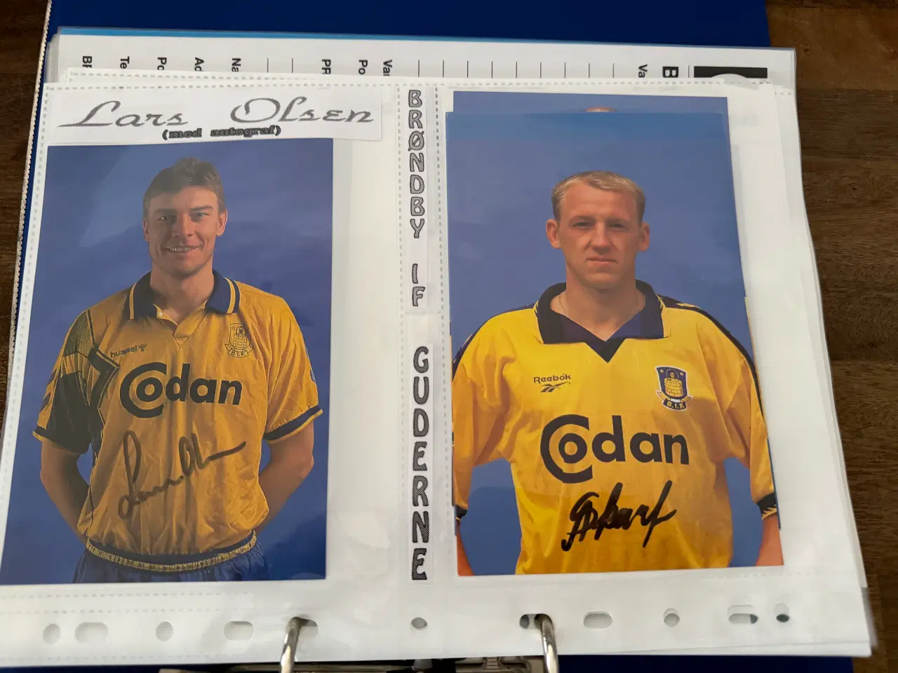 Billede 7 - Brøndby IF autograf kort