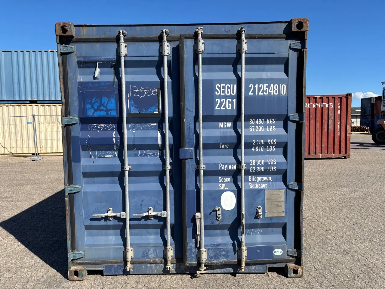 Billede 1 - 20 fods Container- ID: SEGU 212548-0
