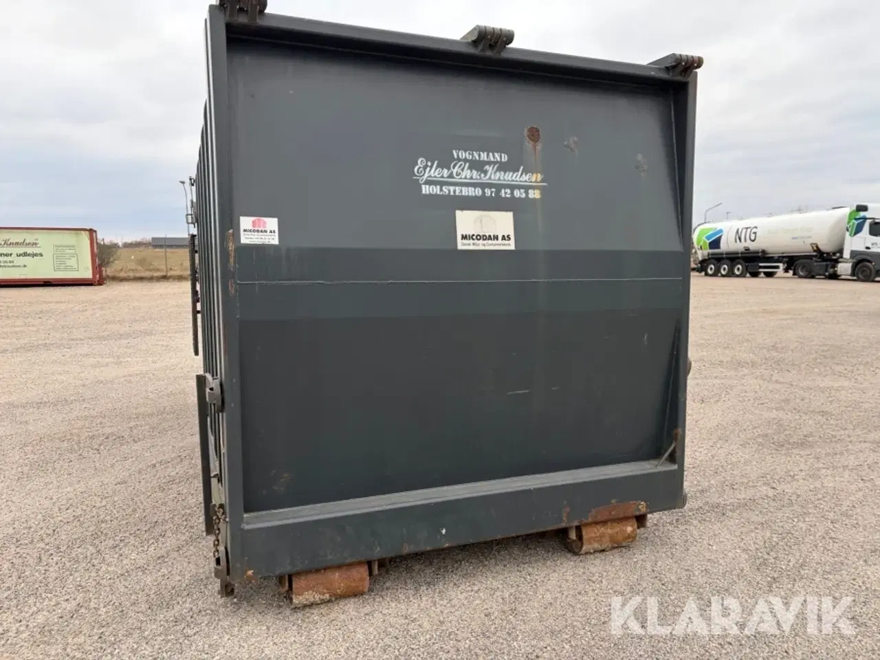 Billede 4 - Komprimatorcontainer Micodan MK1 Organic 5,5kw