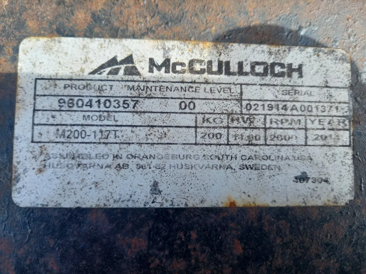 Billede 7 - Havetraktor McCulloch 117 cm