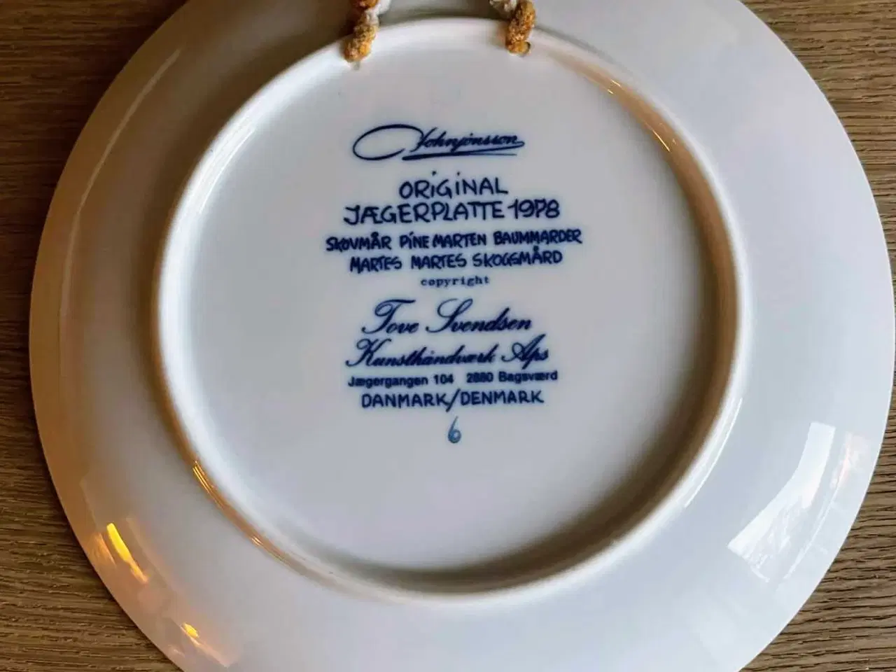 Billede 10 - 7 smukke platter fra Tove Svendsen (Jagtplatter & 