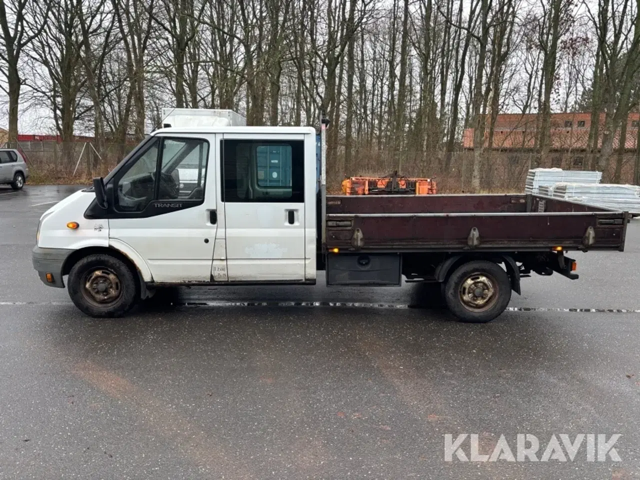 Billede 2 - Mandskabsbil Ford Transit med lad