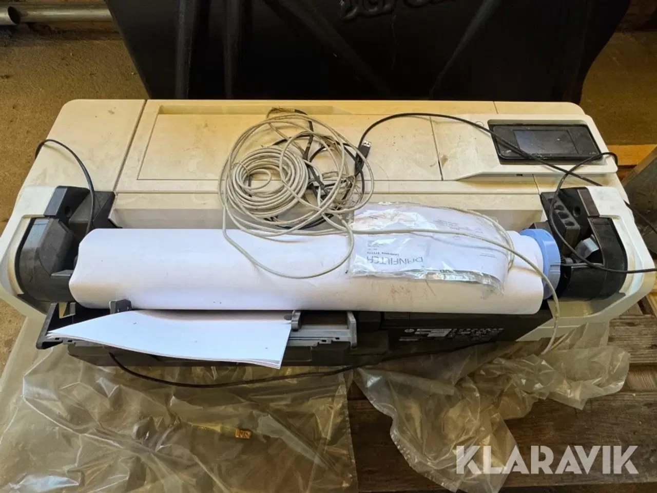 Billede 8 - Storformat printer - Transportkasse HP DesignJet T125 24” Plotter