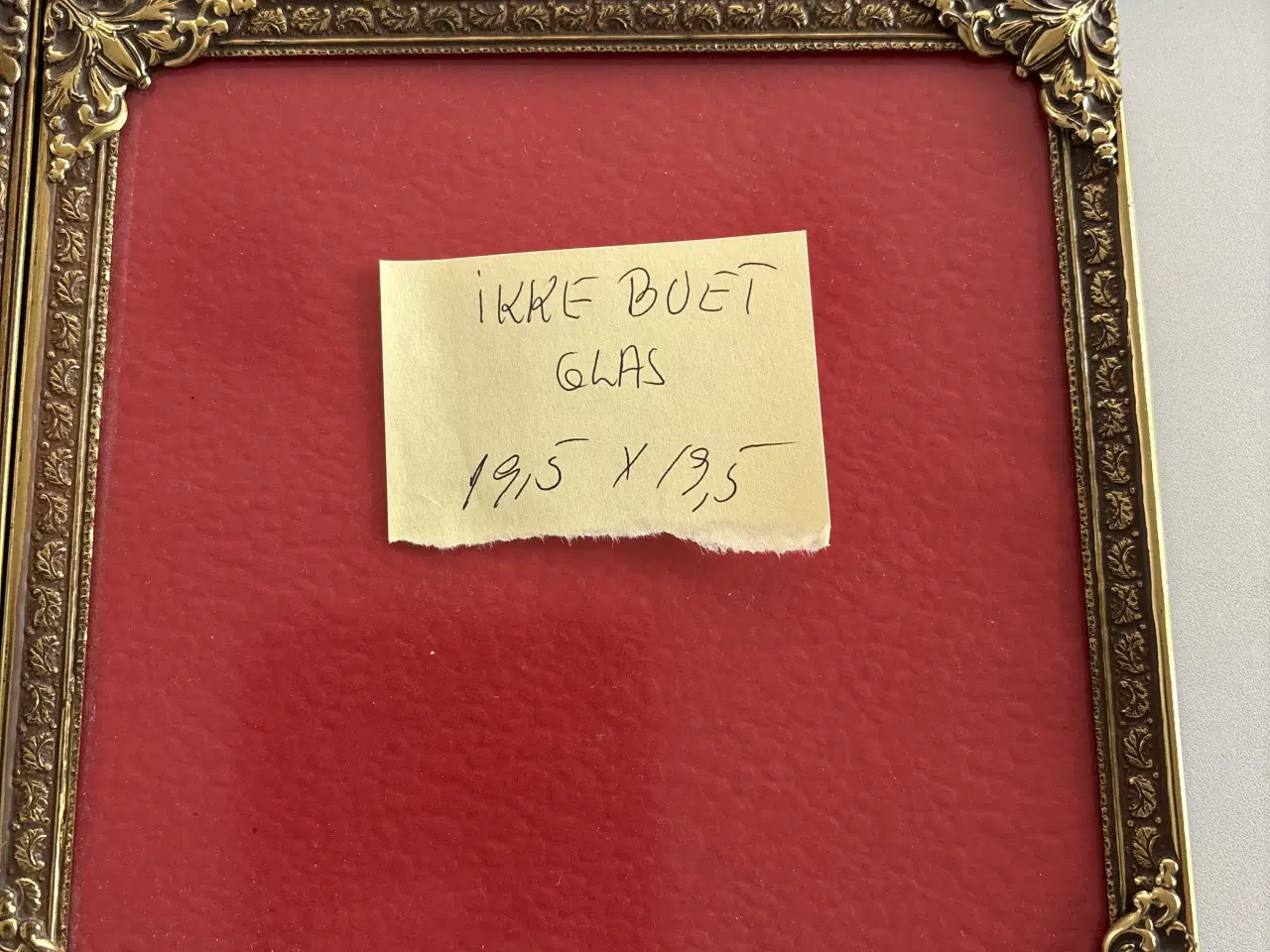 Billede 1 - Gamle rammer med buet glas
