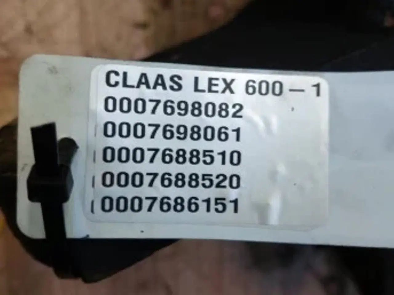 Billede 10 - Claas Lexion 600 Spindel L.  0007698082