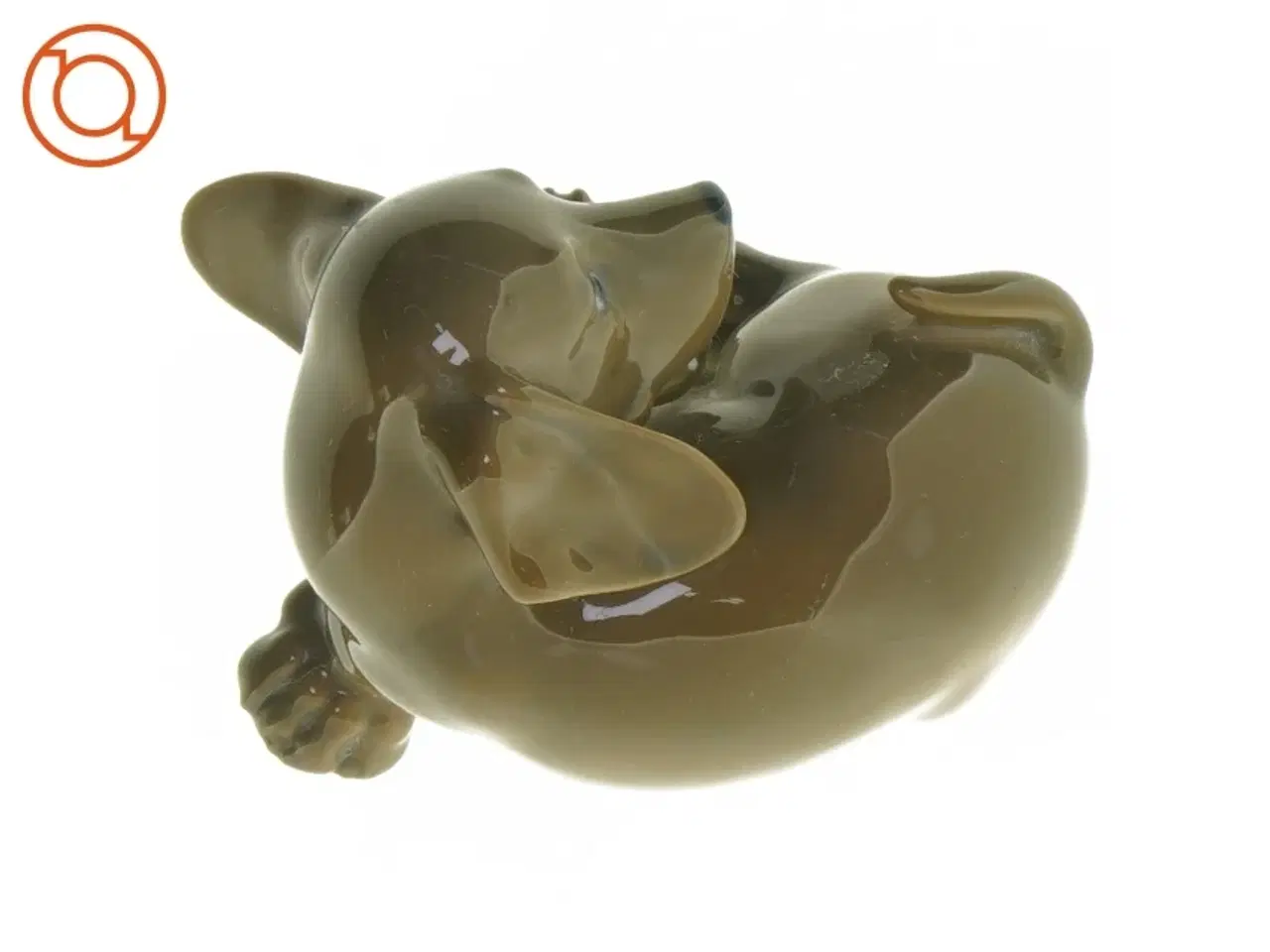 Billede 6 - Gravhund, Royal Copenhagen. RC 1407, (str. 10 x 8 cm)