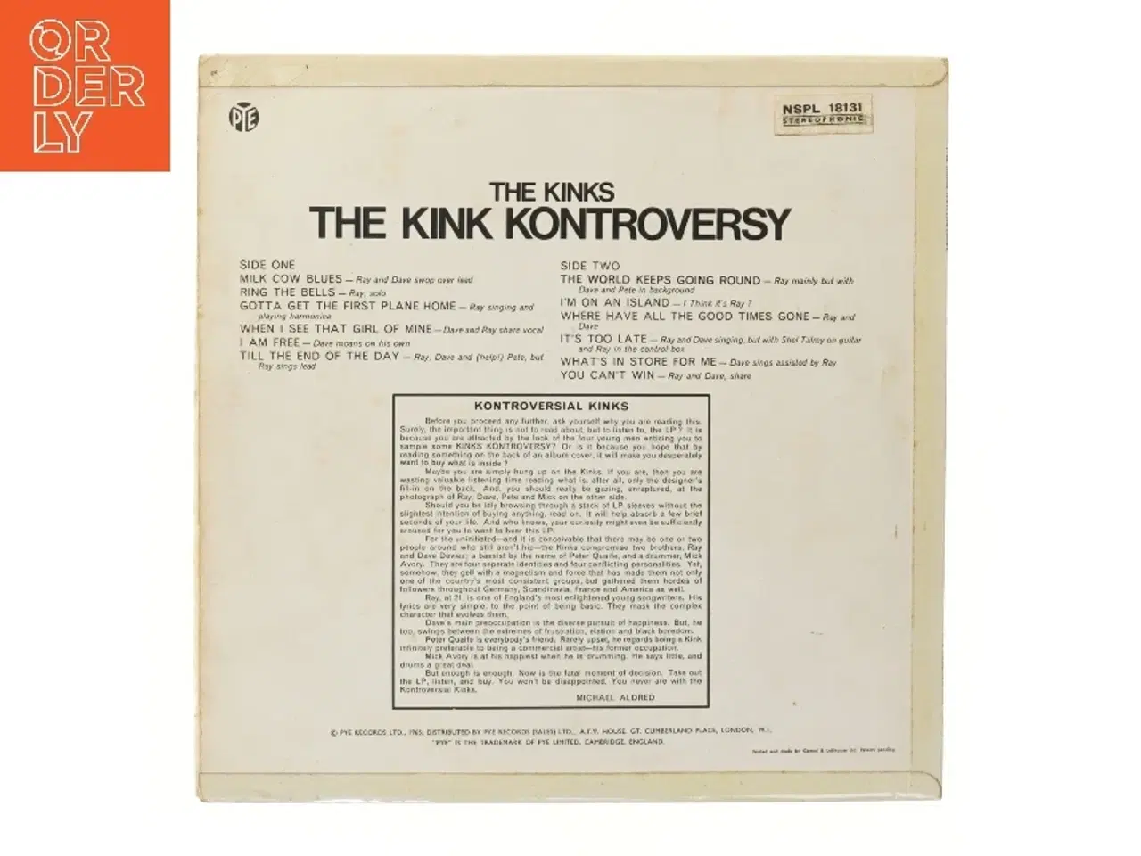 Billede 2 - The Kinks&#39; &#39;The Kink Kontroversy&#39; album