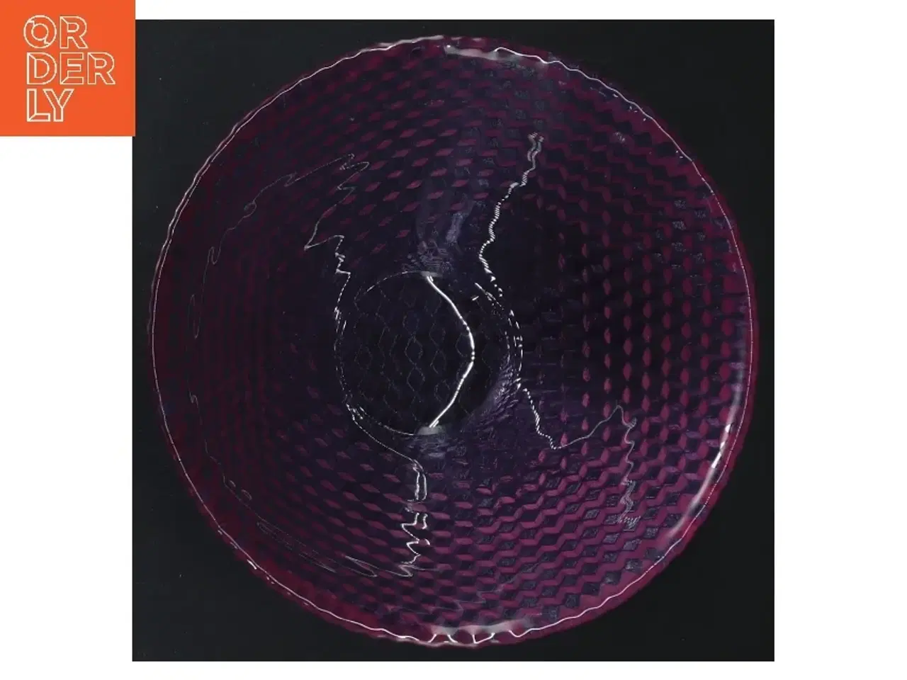 Billede 3 - Glasfarvet skål (str. Ø 13x6,5 cm)